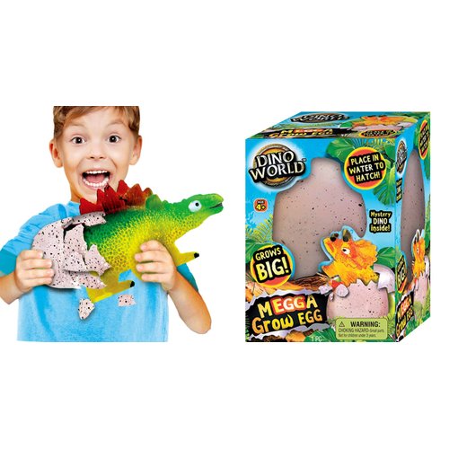 JA-RU Giant Dinosaur Egg Growing Toys (1 Eggs Assorted) Magic Surprise Hatching& Grow in Water Animals for Kids, Boys & Girls. Bulk Jurassic Party Favors Easter Basket Fillers. 1747-1s