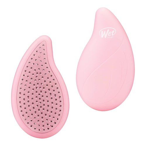 Wet Brush Go Green Palm Detangling Hair Brush Infused with Watermelon Oil - Pain-Free Ultra-Soft Detangler Bristles Glide Through Tangles with Ease - Protects Against Split Ends For Wet & Dry Hair
