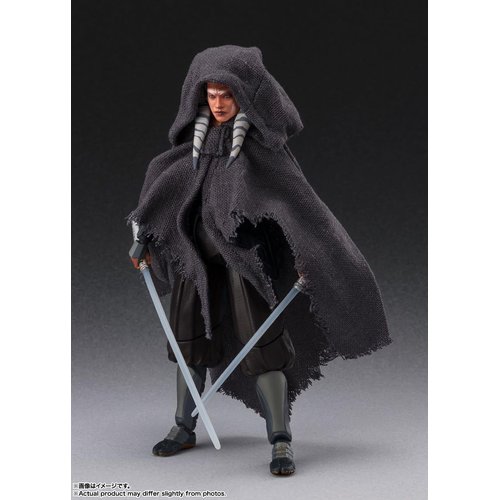 S.H. Figuarts Asoka Tano (Star Wars: Ahsoka) Approx. 5.9 inches (150 mm), PVC, ABS & Fabric, Pre-Painted Action Figure
