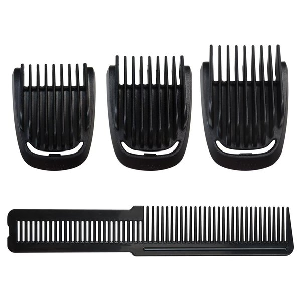 Replacement 3 Piece Set Haircut Blade Guards for P-hilips Norelco Multigroom with Small Beard Comb, (3mm 5mm 7mm)