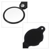 HESTYA 8 Pack 10X Mini Magnifying Glass Folding Pocket Magnifier Glass Loupe with Black Rotating Protective Holster for Reading Newspaper, Book, Magazine, Science, Hobby, Jewelry