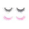 PaintLab Synthetic Lashes, False Eyelashes Natural Look, Lightweight Reusable Lash Extension Strip For Kids, Teens and Women, 2 Pack, Pink Love