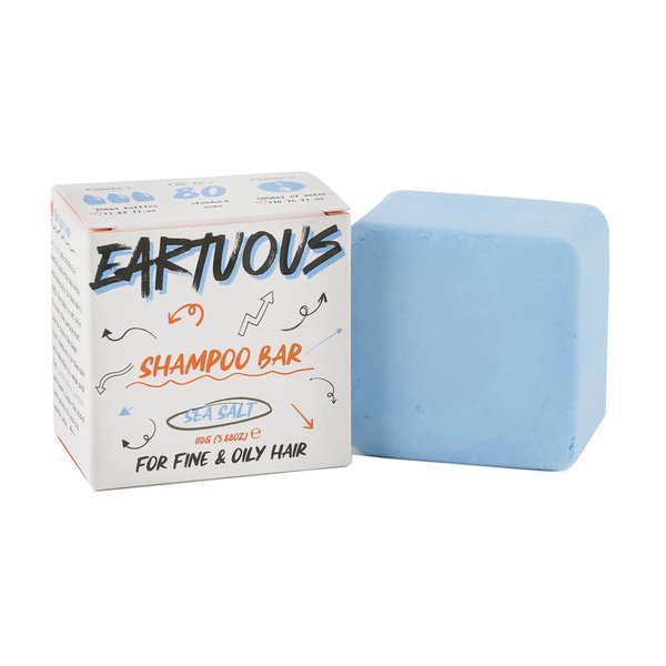 ECOPPEAL Sea Salt Shampoo Bar for All Type Hair, Soothing Formulation Reduces Irritation and Moisturises the Scalp. Bring a New Fluffy Feel (Sea salt shampoo bar)