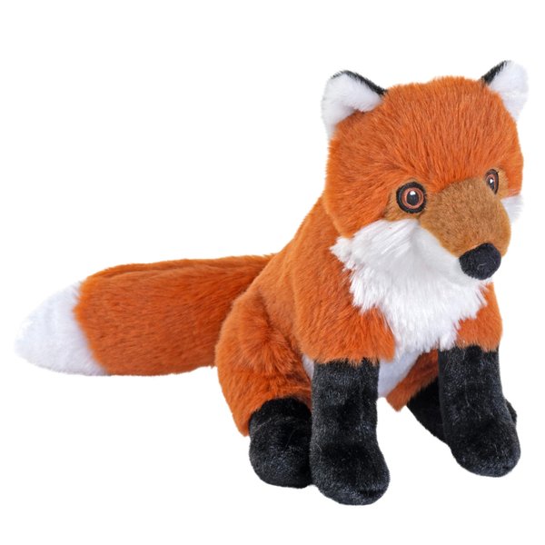 Wild Republic Cuddlekins Eco Mini Red Fox, Stuffed Animal, 8 Inches, Plush Toy, Fill is Spun Recycled Water Bottles, Eco Friendly