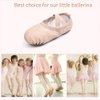 Stelle Girls Ballet Shoes Boys Toddler Soft Leather Dance Slippers for Toddler/Little Kid/Big Kid(Ballet Pink,7MT)