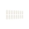 Enppode Long Press on Nails White Fake Nails Square Acrylic Nails Glossy Nails for Women 24PC/Set