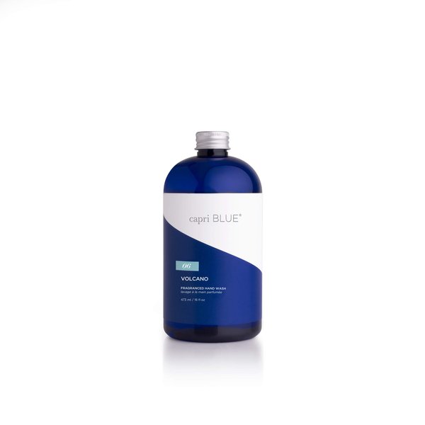 Capri Blue Hand Wash Refill - Volcano Liquid Hand Soap Refill - Moisturizing Hand Soap for Skin Care Routine - Liquid Soap Refill with Notes of Tropical Fruits and Sugared Citrus (16 fl oz)