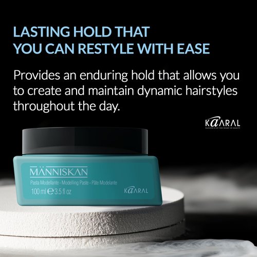 Människan Modelling Paste, 100ml - Long-Lasting Hair Styling Paste with Natural Glossy Effect