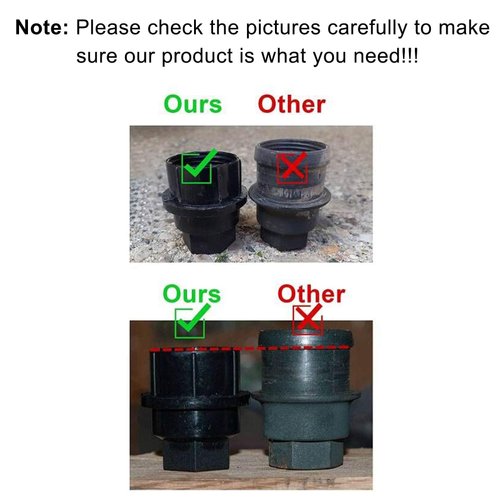 FZJDSD 24 pcs Black Wheel Lug Nut Covers Caps Compatible with Chevy Gmc 1500 2500 Full Size Truck Thread, Size M27-2.0, Hexagon Thread Size 27mm, Inner Thread Size 22mm, Height 40MM Replace 15646250