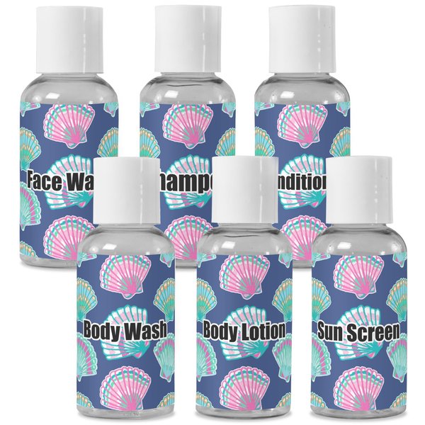 YouCustomizeIt Personalized Preppy Sea Shells Travel Bottles