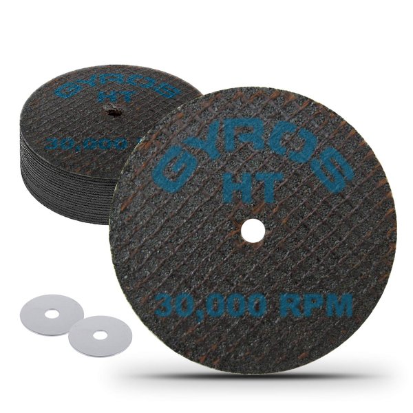 Gyros HT 11-32208/12 Fiberglass Reinforced Cut Off Wheel, 2-Inch Diameter, 12-Pack by Gyros