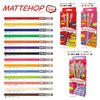 Pentel Matte Hop Sweet Color Ballpoint Pen, 7 Colors, K110-V7STB