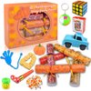 CHESLICR 10 Pack Thanksgiving No-Snap Party Table Favors Thanksgiving Fall Crackers No-pop Set with Party Hat Joke & Thanksgiving Day Gift for Kids Poppers Seasonal Dinner Traditions