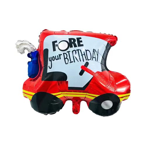 RS 6PCS Golf Foil Balloons Golf Cart Balloons Golf Ball Sports Balloons for Birthday Baby Shower Golf Themed Party Decorations Supplies