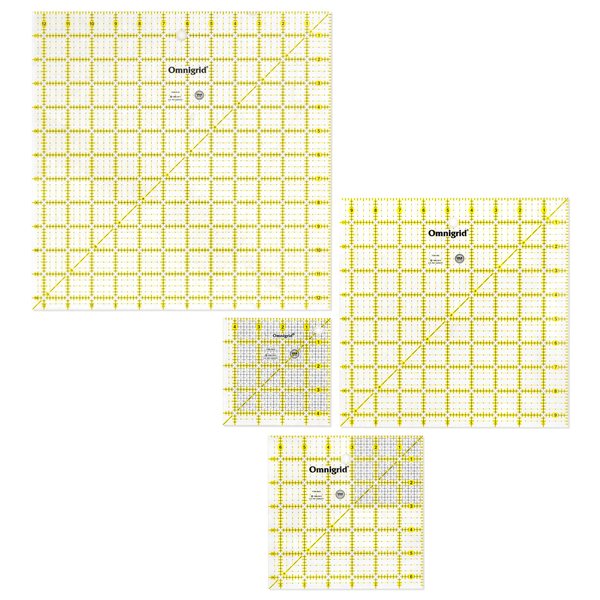 Omnigrid R45125S 12-1/2-Inch Square Value Pack, 4-Count