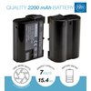 BM Premium Pack of 2 EN-EL15 Batteries and USB Dual Battery Charger Kit for Nikon D7500, 1 V1, D500, D600, D610, D750, D800, D810, D810A, D850, D7000, D7100, D7200 Digital SLR Cameras