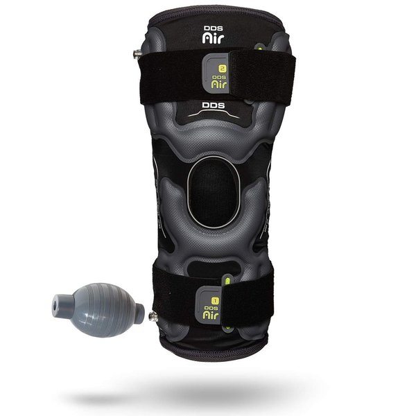DDS Air Pneumatic Compression Knee Brace - Relief for Sore Joints, Muscle Stiffness and Meniscus Pain. Compression Sleeve for Sports and Exercise, Improve Circulation, Reduce Knee Pain & Swelling (XL)