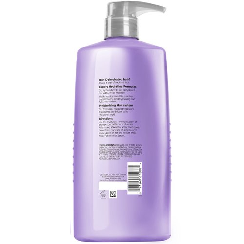 L'Oreal Paris Elvive Hyaluron Plump Hydrating Conditioner for Dehydrated, Dry Hair Infused with Hyaluronic Acid Care Complex, Paraben-Free, 26.5 Fl Oz