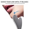 Gua Sha Stainless Steel with Travel Pouch, Gua Sha Facial Tools, Gua Sha Shaping Tool, Metal Gua Sha, Steel Gua Sha Massage Tool, Jawline Sculptor, Scraping Tool for Face, Body