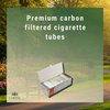 Cartel Carbon Filtered White Cigarette Tubes - 200 Count, 84mm