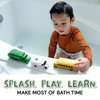 SplashEZ Mold Free Bath Toys for Babies & Toddlers, No Hole Bath Toys, Non Squirting Bath Toys No Mold for Tub, Beach, Pool, Safe, Fun Infant Baby Bath Toys No Holes 0 1 3 6 12 18 Months, 3