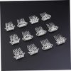 BIUDECO 48 Pcs Hair Clips for Rhinestone Hair Accessories Hair Accessories for Girls Barrettes for Girls Girl Hair Clips Little Girl Tiaras for Women Crown Miss Fashionable and Cute Comb