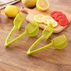Premium Multifunctional Vegetable Slicer Cutter – Handheld Kitchen Tool for Lemons, Potatoes, and More – Durable Food-Grade ABS Plastic – Secure Grip, Easy to Use, and Dishwasher Safe – Green