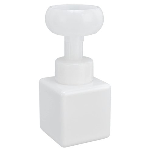 Foaming Soap Dispenser, Flower Shape Empty Foam Liquid Bottle, 250ml Refillable Empty Foam Liquid Hand Soap Container Reusable Plastic Press Bottle for Bathroom Hand Soap, Lash Cleanser, Shampoo(Blue)