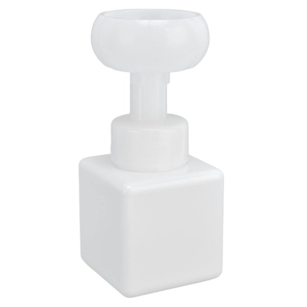 Foaming Soap Dispenser, Flower Shape Empty Foam Liquid Bottle, 250ml Refillable Empty Foam Liquid Hand Soap Container Reusable Plastic Press Bottle for Bathroom Hand Soap, Lash Cleanser, Shampoo(Blue)