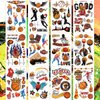ANIUVOT Basketball Tattoos Temporary for Kids Boys and Girls Birthday Party Favors 12 Sheets, Waterproof Brownball Sports Team Game Face Stickers Gift Bag Fillers Rewards Halloween Christmas Prizes