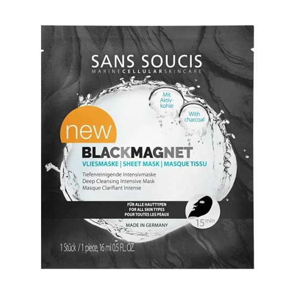 Sans Soucis- Black Magnet sheet mask- 0.5 oz