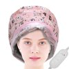 Hair Steamer Heat Cap For Deep Conditioning Adjustable Hair Care Heating Cap With Intelligent Protection, 3-Speed Hair Steamer Cap Salon Hair Hat Great Detachable Hair Care Tool For Deep(#2)