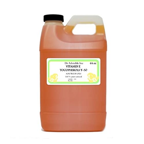 Dr Adorable - 64 oz - Tocopherols T-50 Oil-Soluble Vitamin E - Pure Natural Premium Anti Aging