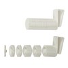 PF WaterWorks PF0990TankBRACEToilet Tank Support - Secure Toilet Tank - No Tools or Cutting RequiredWhite