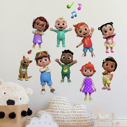 RoomMates RMK4958SCS Cocomelon Peel and Stick Wall Decals