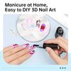 SUPWEE Clear 3D Nail Gel Sculpting Gel for Nail Art Water Droplet Gel Nail Polish for Nail Rhinestone Nail Craving Gel Paint for Home Manicure DIY Soak Off UV Gel Drawing Molding Nail Art Glue