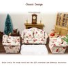 Dollhouse Couch with Pillow 1 12 Scale Miniature Sofa Arm Chair Living Room Furniture Wooden Fabric Frame Single Reading Chair Artificial House Room Scene Decoration (White Floral)