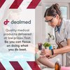 Dealmed 3" x 3" Non-Woven Gauze Sponge - 4-Ply All-Purpose Non-Sterile Gauze Pads, Absorbent Dental Gauze Wound Care Product for First Aid Kit/Medical Facilities, 200 Count (Pack of 2)