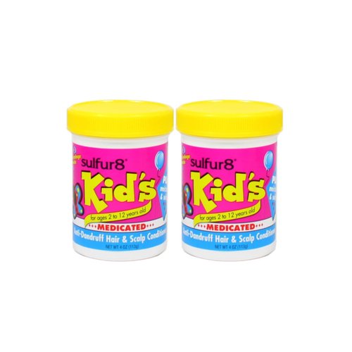 Sulfur8 Kid's Medicated Anti-Dandruff Hair & Scalp Conditioner, 4 oz (Pack of 2)