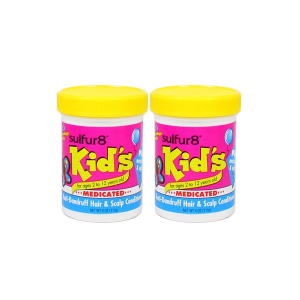 Sulfur8 Kid's Medicated Anti-Dandruff Hair & Scalp Conditioner, 4 oz (Pack of 2)