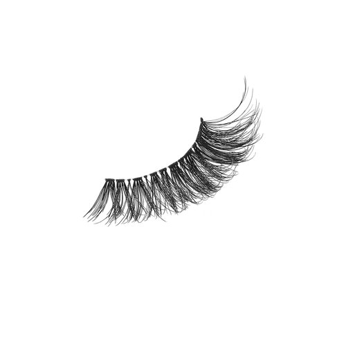i-ENVY False Lashes, Remy 3D Lashes Value Pack 100% Human Hair Natural Fluffy Wispy Invisible Band Seamless Look Reusable Eyelashes (05)