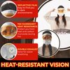 Emergency Fire Escape Smoke Face Cover Mask – Home Essentials For Survival Rescue Device Protection with Moisture Barrier, Heat-Resistant Goggles, & Calming Extracts (Use it in case of fire)