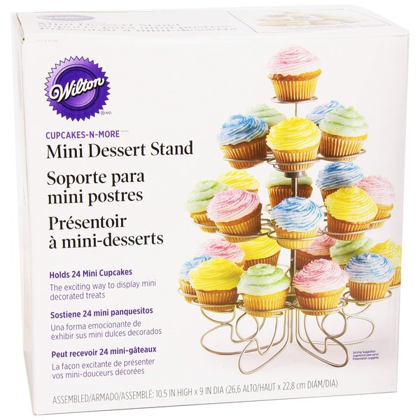 Wilton Cupcakes `n More 24-Count 4-Tier Mini Dessert Stand