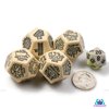 DND Generator Dice Set Random Encounter Dungeon Monster Treasure Trap Dungeons and Dragons DM Game Aide (Bone)