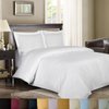 Royal Hotel Bedding Stripe Ivory Standard Size Pillowcases, 2PC Pillow Cases, 100% Cotton, 300 Thread Count, Sateen Striped