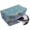 Colorful Glitter Shine Cosmetic Pouch Waterproof Zipper Handbag Carry Case Organizer Travel Case (purple)