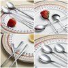 Long Handle Spoon, Coffee Stirrers, Premium Stainless Steel Ice Cream Spoon, Cocktail Stirring Spoons, Tea Spoons, Set of 8 (Silver)