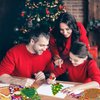 ANWUZING 24 Sheets Christmas Stickers for Kids, Christmas Crafts Make Your Own Stickers, Xmas Winter Holiday Party Games Stickers, Christmas Gift Bag Decor, Christmas Classroom Activity Stickers