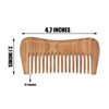 Moreinday Wooden Comb Wood Hair Comb Detangler Sandalwood Comb Small Pocket Comb for Women Men