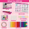 IQKidz Friendship Bracelet Making Kit - Make Bracelets Craft Toys for Girls Age 8-12 yrs, Cool Birthday Gifts for 7, 9, 10, 11 Years Old Kids, Christmas Gift Set